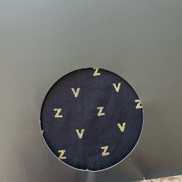 Fogal X Zadig & Voltaire Black and Gold Tights - Picture 5 of 7